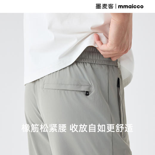 墨麦客凉感冰丝休闲五分裤男2025夏季新款四面弹宽松薄款短裤男潮 商品图1