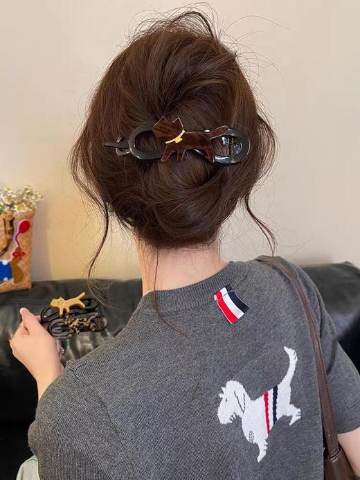 TB风小狗羊毛莱赛尔天气针织短袖T恤 商品图5