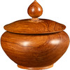 黄花梨整挖荷叶盖罐 商品缩略图5