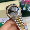 劳力士GS日志型系列 女款31mm 日志31系列 间金灰罗马钻圈 女士腕表 搭载改Cal.2236全自动机械机芯 商品缩略图7