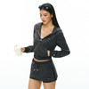 Ariseism 美式复古波点印花卫衣短裙套装女春季新款两件套 商品缩略图1