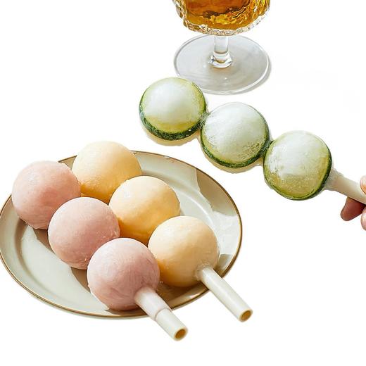 【既是吸管也是冰棒】糖葫芦冰球雪糕模具辅食冷冻冰格家用冰箱冰块冰棒冰淇淋吸管冰格。rh 商品图4
