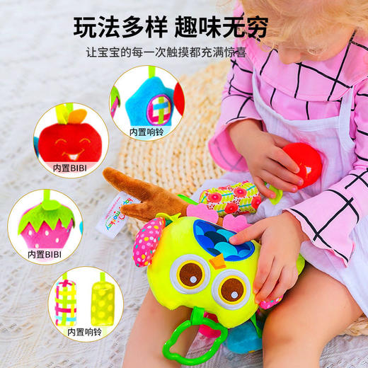 Happy monkey开心美猴王婴儿车挂件风铃宝宝床铃摇铃新生儿玩具 商品图3