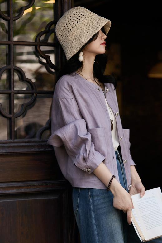 流浪诗人醋酸+莱塞尔呼吸感小资气韵外套 商品图4