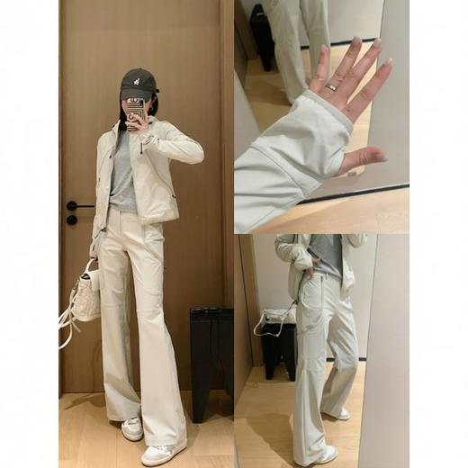 软山套装！2026弹力尼龙登山布立裁分割外套休闲裤户外两件套! 商品图2