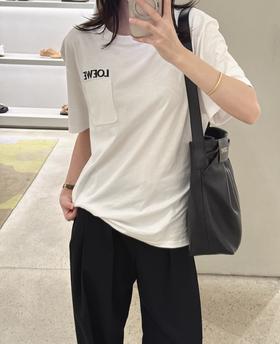 罗意威 早春新款字母logo印花休闲圆领短袖