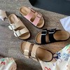 【柔软舒服！甜酷风格】勃肯鞋女厚底凉拖鞋女夏外穿新款时尚皮带扣休闲沙滩一字拖鞋。xa 商品缩略图1
