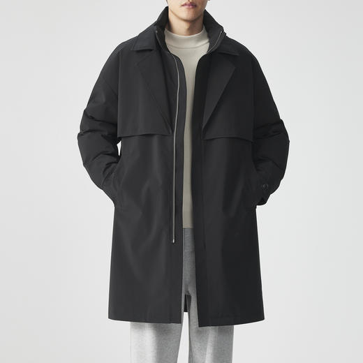 墨麦客户外三防立领羽绒服男2023冬季款中长款保暖男士外套88519. 商品图1