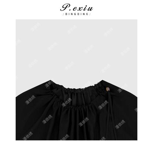 03-5潘依绣丁丁宠粉减龄俏皮半袖缩褶圆领T恤Q14851 商品图2