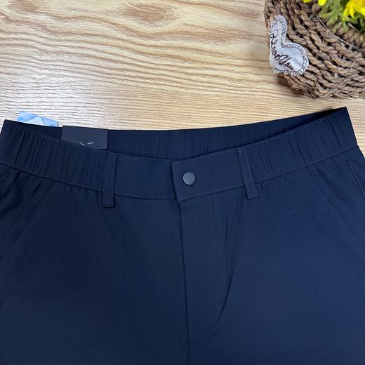 薄款休闲西裤松紧腰橡筋裤头纯色简约男直筒长裤  KDZC-26126 商品图1