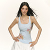 Ariseism 美式复古双色海边背心女夏季新款外穿吊带 商品缩略图1