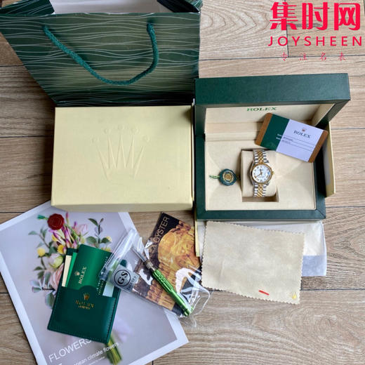 劳力士GS日志型系列 女款31mm 日志31系列 间金白罗马 女士腕表 搭载改Cal.2236全自动机械机芯 商品图1