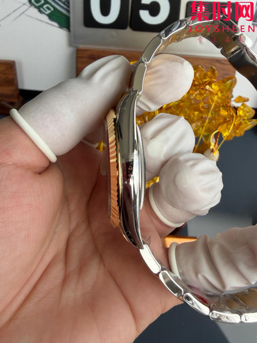 劳力士 VS日志41系列 VS日志V2版 间金款 男士腕表 丹东3235机 板带 三珠带 表径41mm 商品图4