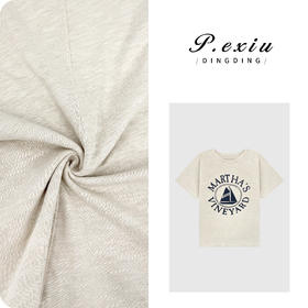 PanYiXiu/潘依绣100%棉复古印花休闲减龄百搭圆领短袖上衣W-63622