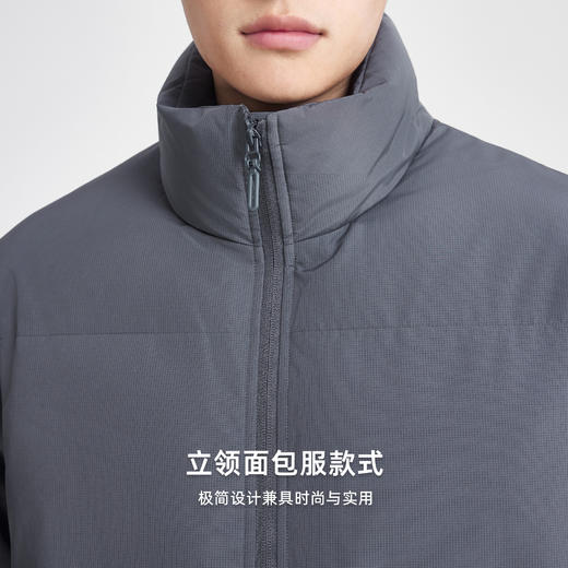 墨麦客男装简约休闲立领面包服男士2025冬季新款加厚保暖羽绒服男 商品图3