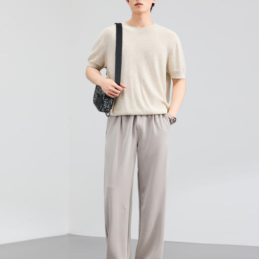 【门店同款】MAXNEW简约风男士休闲裤夏季薄款直筒长裤百搭通勤 商品图1