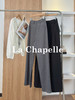专柜实拍【含绵羊毛】拉夏贝尔/La Chapelle垂顺有型遮胯显瘦~春夏压褶西装裤通勤百搭休闲裤女 商品缩略图2