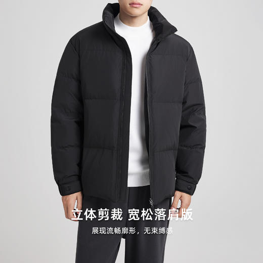 墨麦客男装简约休闲立领面包服男士2025冬季新款加厚保暖羽绒服男 商品图1