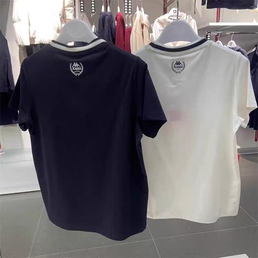 XXMKAPPA背靠背女夏凉感抗菌材料运动休闲短袖圆领体恤K0E42TD29 商品图2