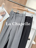 专柜实拍【含绵羊毛】拉夏贝尔/La Chapelle垂顺有型遮胯显瘦~春夏压褶西装裤通勤百搭休闲裤女 商品缩略图4