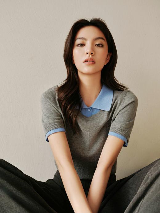 【商场同款】伊芙丽春秋套头毛衫1G8132131G 商品图2