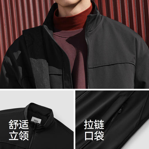 都市护身服|商场同款森马夹克男春季防风防泼水轻便外套2026新款 商品图3