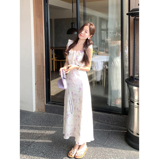 <曾小咸推荐>韩系气质碎花a字连衣裙【预售7-15天发货】 商品图0