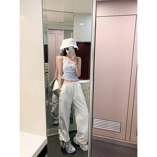 <曾小咸推荐>设计感蝴蝶结绑带休闲裤【预售7-15天发货】 商品图1