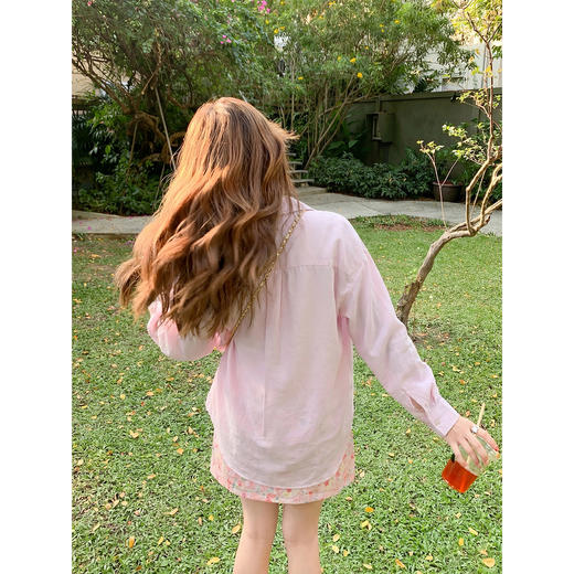 <曾小咸推荐>慵懒风宽松休闲防晒衬衫【预售7-15天发货】 商品图4