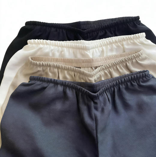 row丝麻裤。 白色。 卡其色。 黑色。 灰色。 商品图8