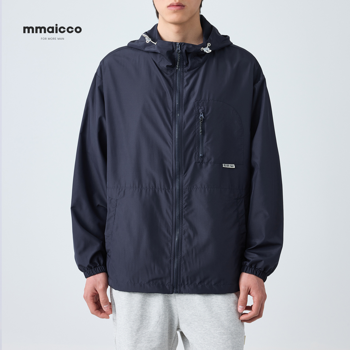 墨麦客男装夏季新款连帽防晒服男女情侣款防紫外线夹克80775