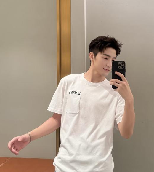 罗意威 早春新款字母logo印花休闲圆领短袖 商品图4