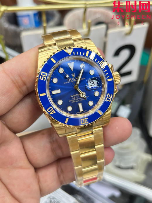 VS劳力士潜航者型"全金蓝水鬼" 丹东3135机 VS全金蓝水鬼40 二代水鬼 男士腕表 商品图3