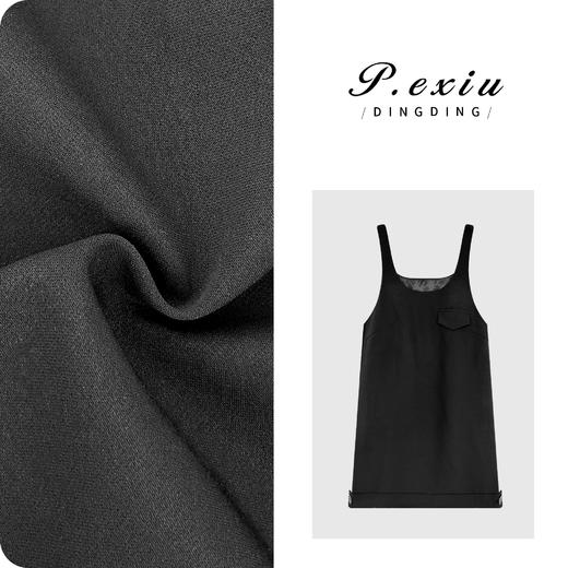 03-5潘依绣丁丁宠粉经典款气质U领设计感吊带背心连衣裙 W-62955 商品图0