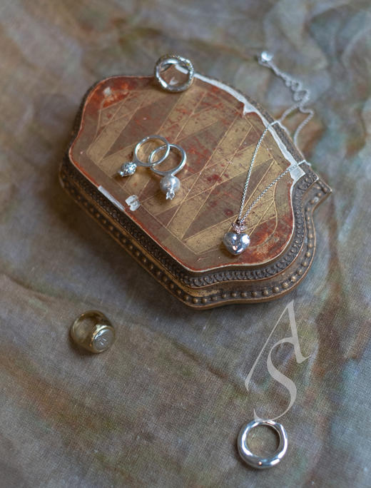 Rosa Maria 26SS 18K玫瑰金圣心弗兰德斯切钻项链 商品图1