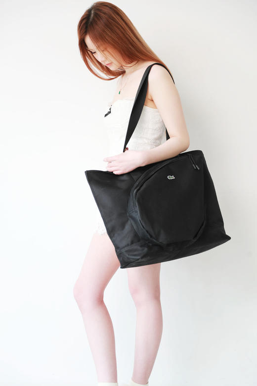 运动网球背包，26L大容量设计。老钱风长肩带情侣款单肩包E032866 商品图12