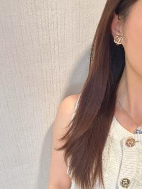 香奈儿 光面双C  耳夹 （XTY）
