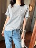 巴宝莉 新款格纹饰带T恤 黑白灰三色可选 商品缩略图7
