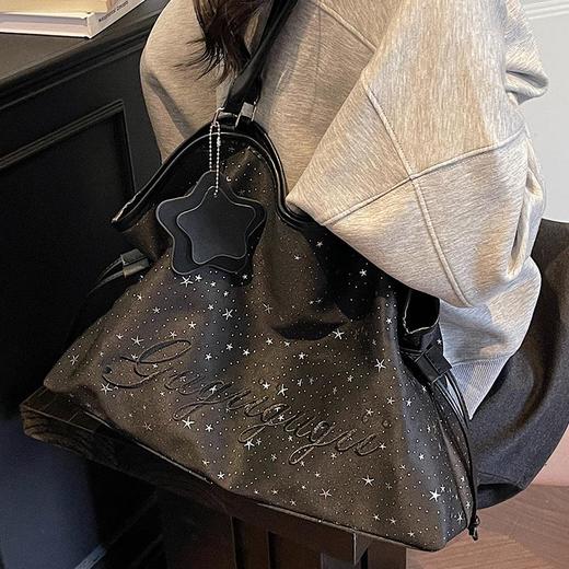 【星星珠光托特包】女大容量手提包小众2026春季新款高颜值通勤托特包 商品图2