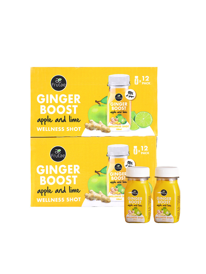 MM 山姆 生姜青柠苹果混合果蔬汁 100ml*24瓶