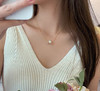 极光天女路路通戴妃进口天然贝珠施华洛世奇锆石项链耳钉 商品缩略图6