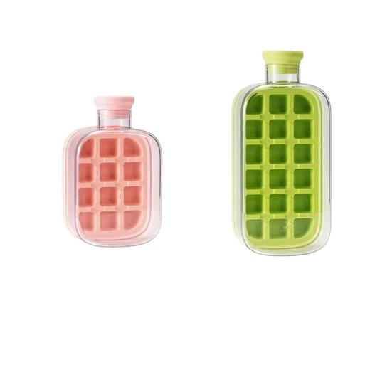 【0接触脱冰❗便携冰格水壶】冰壶冰块模具 按压式冰格水壶 水杯家用食品级制冰盒冻冰块杯神器。rh 商品图4