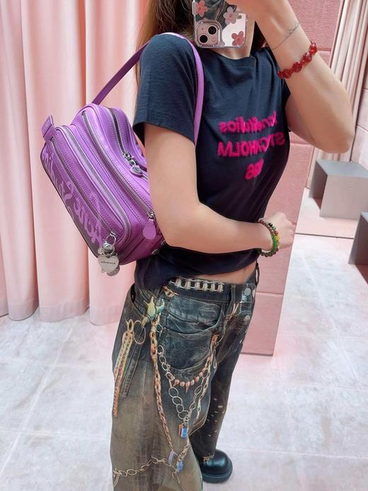 ACNE 1996系列火龙果植绒字母长袖 短袖T恤 商品图2