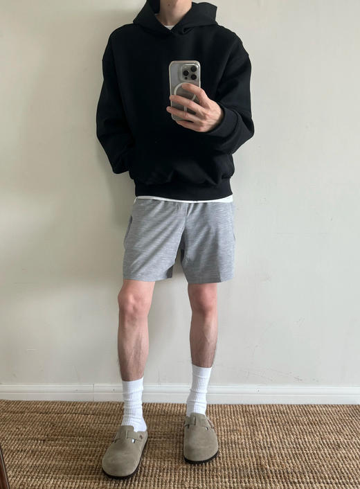 勃肯 男女款牛皮绒面包头拖鞋 商品图2