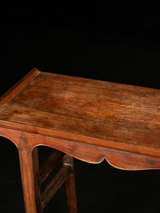 清	红木插肩榫一块玉壸门牙板翘头案 商品图2