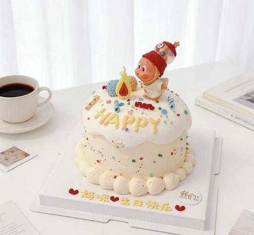 多款式~星星人吹蜡烛卡通蛋糕-低糖处理无添加 商品图4