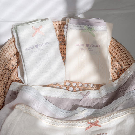 靴下物日系蕾丝短裤内裤女纯棉全棉10A级抑菌高弹三角裤舒适透气 商品图4