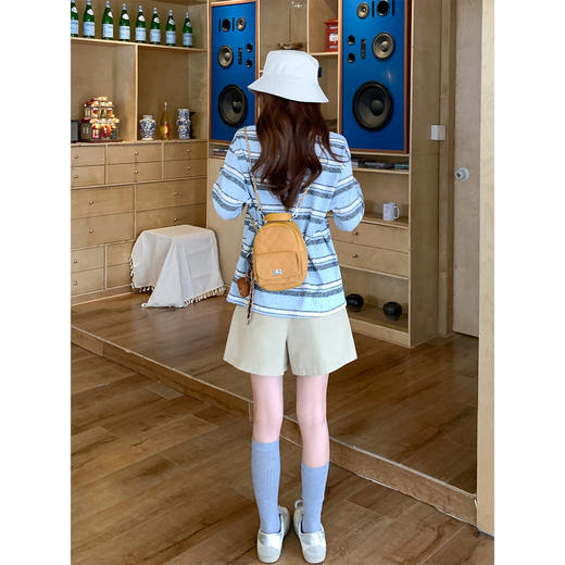 <曾小咸推荐>3.31现货秒杀 ！微信超特价！韩系条纹绑带针织长袖 日常189.99 立减110 秒杀79.99！！ 商品图4