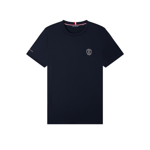 【高弹】德鲨男装白色百搭打底衫2026夏新款休闲短袖圆领上衣T恤 商品图3