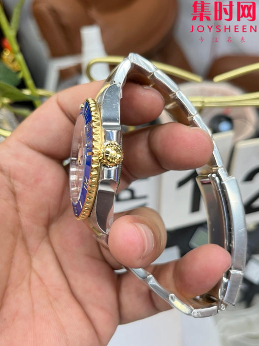 VS劳力士潜航者型"间金蓝水鬼" 丹东3135机 VS间金蓝水鬼40 二代水鬼 男士腕表 商品图5